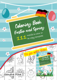 Coloring book Easter and Spring